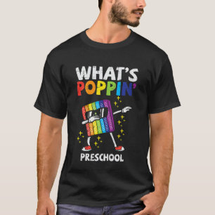 T-shirt Enfants Fidget Dab Qu'est-ce qui Poppin Préscolair