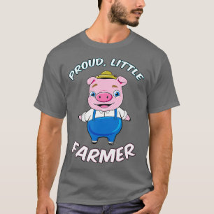 T-shirt Enfants Fier petit fermier Chemise Cochon éleveur