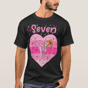 T-shirt Enfants fille arts martiaux judo karate 7th bi