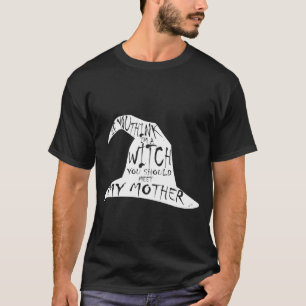 T-shirt Enfants Fille Pour Mère Sorcière de Salem Gothique