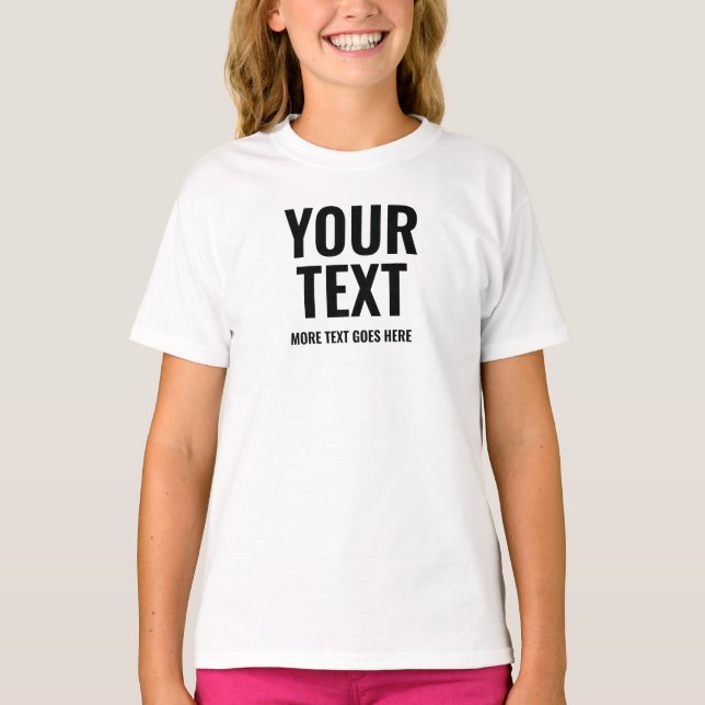 T-shirt Enfants Filles Moderne tendance Meilleur Grand Gro (Devant)
