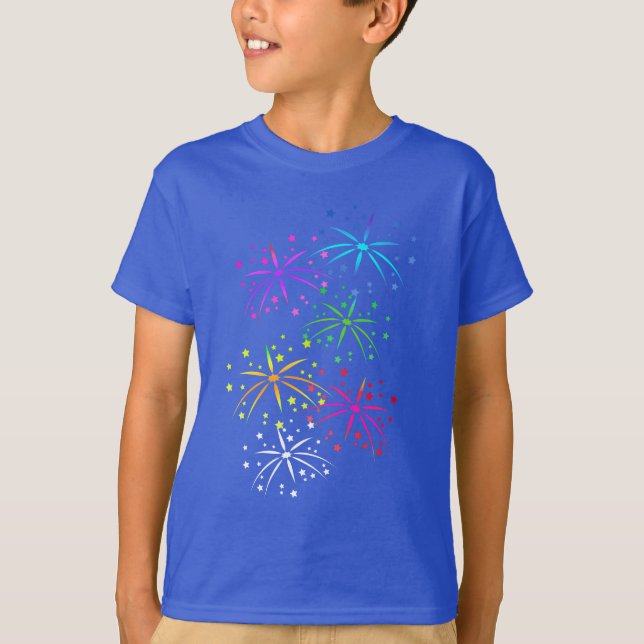 T-shirt Enfants Fireworks (Devant)