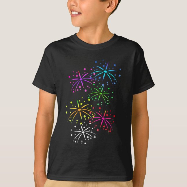 T-shirt Enfants Fireworks (Devant)
