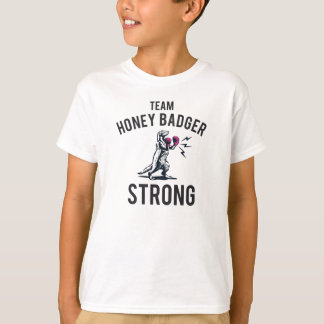 T-shirt Enfants forts de blaireau de miel