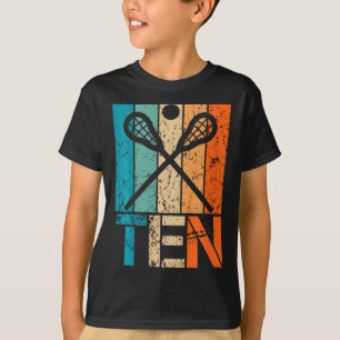 T-shirt Enfants Funny 10e crosse Anniversaire 10 ans Birt