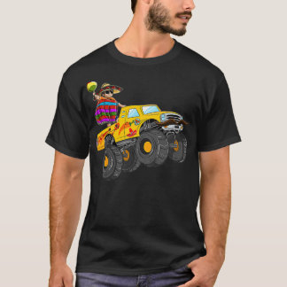 T-shirt Enfants Funny Cinco de Mayo Garçon équitation mexi