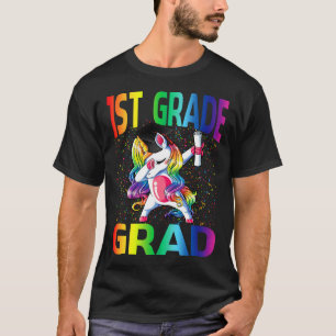 T-shirt Enfants Funny Graduation 1ère année Grad Unicorn