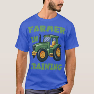 T-shirt Enfants Funny Tracteur Garçon Fermier dans Tracteu