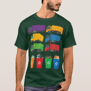 T-shirt Enfants Garbage Camion Recyclage Jour Déchets Sepa
