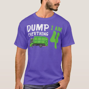 T-shirt Enfants Garbage Truck Dump Tout Je Suis 4 mignonne