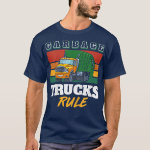 T-shirt Enfants Garbage Trucks Règle Garbage Trucks 1551
