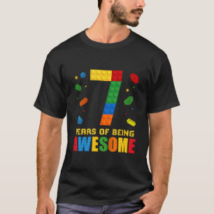 T-shirt Enfants Garçon Anniversaire 7 Ans Être Incroyable