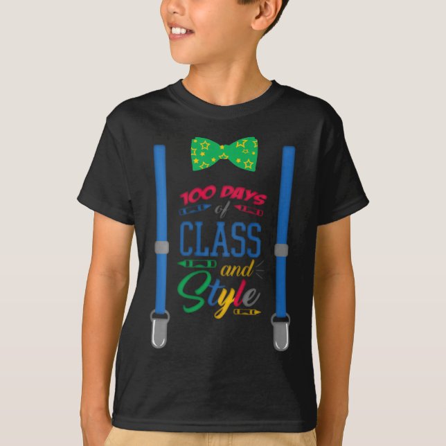 T-shirt Enfants garçons 100 jours d'école - 100 jours de c (Devant)