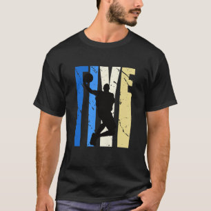 T-shirt Enfants Garçons Basketball 5E Anniversaire Pour Le
