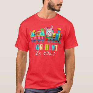 T-shirt Enfants Garçons La Chasse Aux Oeufs De Pâques Est 