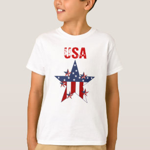 T-shirt Enfants garçons Patriot Stars USA
