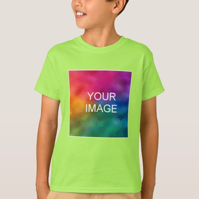 T-shirt Enfants garçons Tee - shirt Modèle personnalisé Aj (Devant)