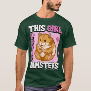 T-shirt Enfants Hammy Cette fille aime Hamsters