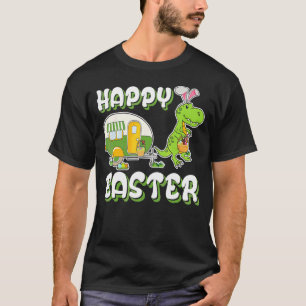 T-shirt Enfants Happy Eastrawr Trex Easter Bunny Egg Dinos