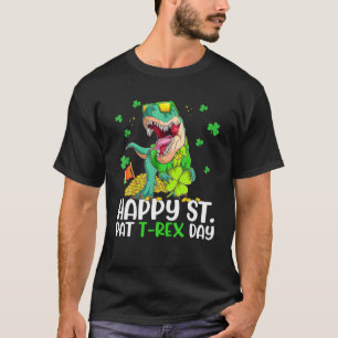 T-shirt Enfants Happy St Pat T Rex Day Dino Saurus St Patr