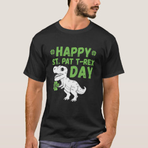 T-shirt Enfants Happy St Pat T Rex Day Dinosaur St patrick