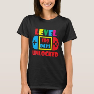 T-shirt Enfants heureux 100 jours d'école enfants déverrou