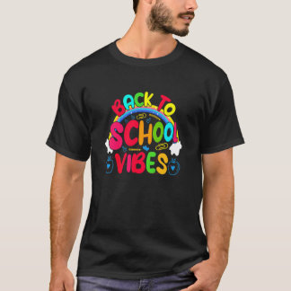 T-shirt Enfants Heureux Premier Jour D'école Pour Les Ense