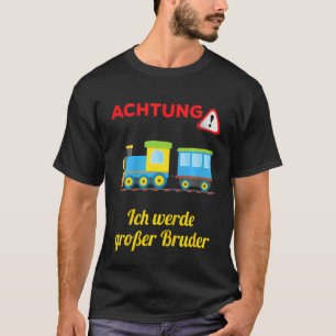 T-shirt Enfants Ich Werde Große Bruder Nachwuchs Naissance
