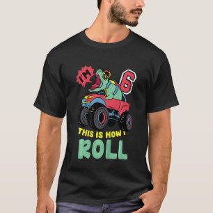 T-shirt Enfants I'm 6 Voici comment je roule monstre Camio