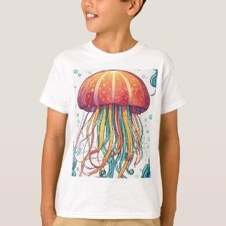 T-shirt Enfants Imprimés de méduses
