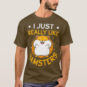 T-shirt Enfants J'Aime Vraiment Hamsters Sweet Hamster