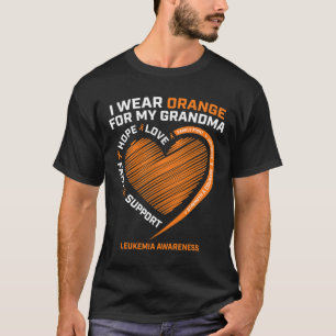 T-shirt Enfants Je Porte De L'Orange Pour Ma Grand-Mère Le