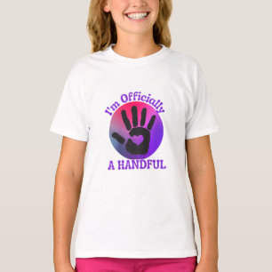 T-shirt Enfants Je suis officiellement une poignée mignon