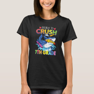 T-shirt Enfants Je Suis Prêt À Ecraser Le Requin De 7e Ann