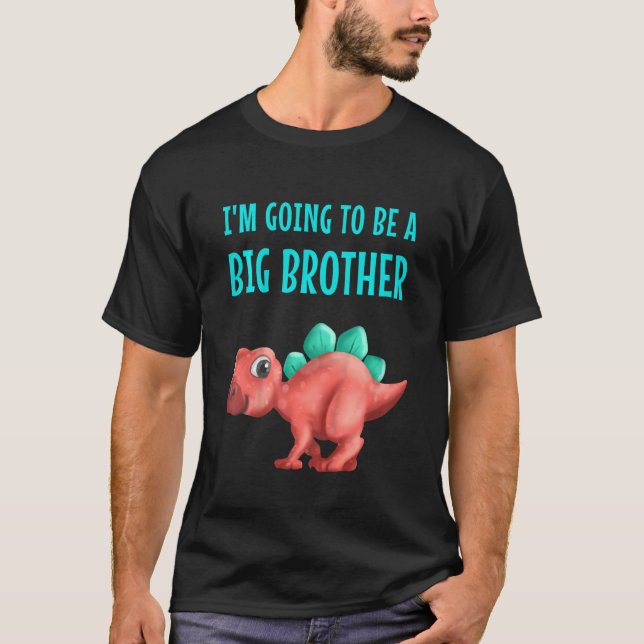 T-shirt Enfants Je vais être un grand frère mignon enfants (Devant)