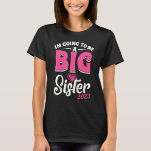 T-shirt Enfants Je vais être un grand Sis promu à Big Sis