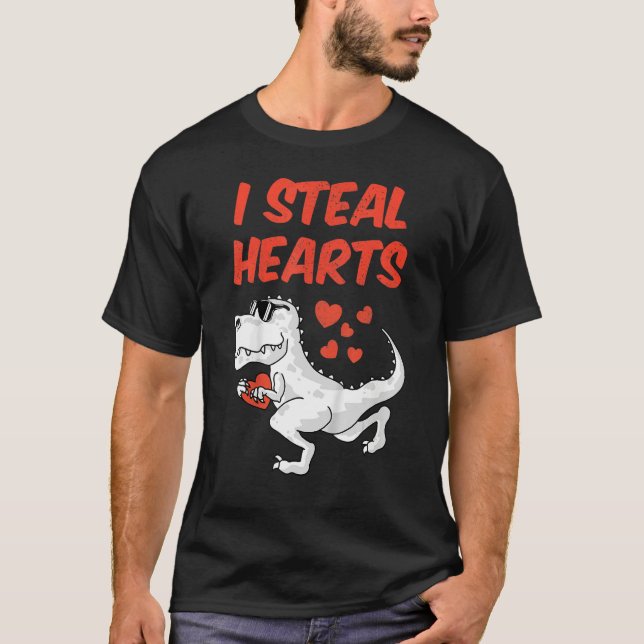 T-shirt Enfants je vole les coeurs Saint Valentin Toddler  (Devant)
