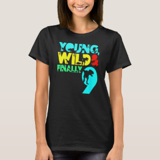 T-shirt Enfants Jeune Wild Enfin 9 9e anniversaire garçon