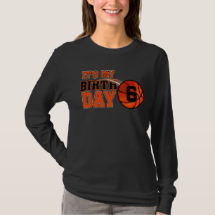 T-shirt Enfants Joyeux Anniversaire 6e 6 ans Basketball Ga