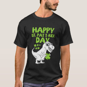 T-shirt Enfants Joyeux St Pat Trex Jour Dinosaur Da