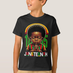 T-shirt Enfants Juneteenth Prince 1865 Mois de l'histoire 