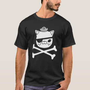 T-shirt Enfants Kwazii Mignon Chat Pirate Enfants