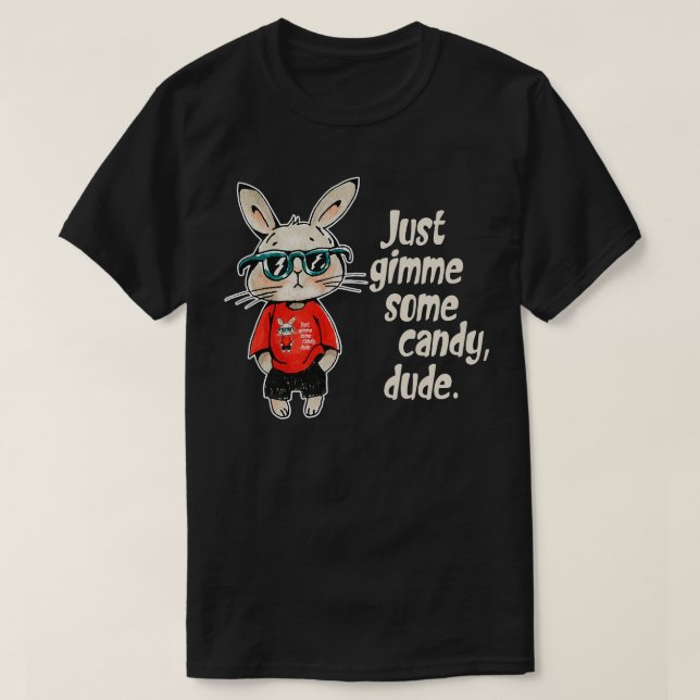 T-shirt Enfants Lapin Pâques Rabin Hip Rabbit Juste Me Don (Design devant)