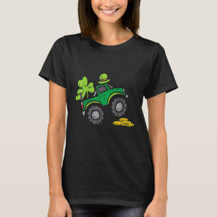 T-shirt Enfants Leprechaun Monster Camion Shamrock St Patr