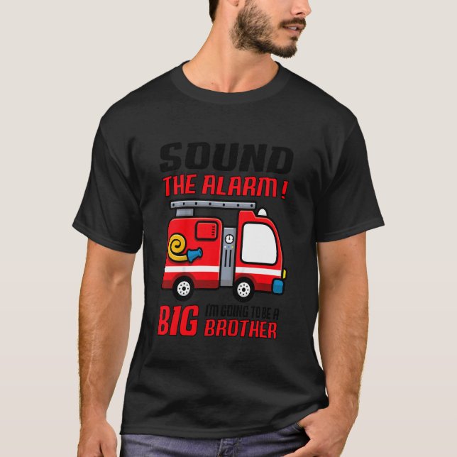 T-shirt Enfants Les enfants sonnent l'alarme Je vais être  (Devant)