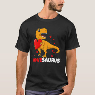 T-shirt Enfants Lovesaurus Son Dinosaur Toddler Boy Dino V