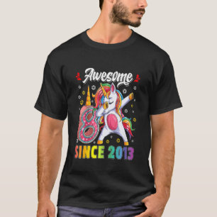 T-shirt Enfants merveilleux Dabbing Unicorne Anniversaire