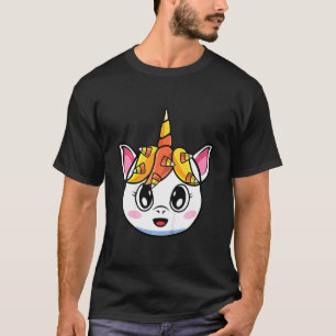 T-shirt Enfants mignonette Candy Corn Unicorn Funny Hallow