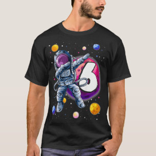 T-shirt Enfants mignonne Dabbing Petit astronaute 6 ans 6e