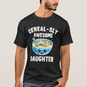 T-shirt Enfants mignonne frère jumelé fille famille céréal